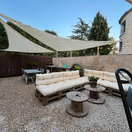 T2 Cheminee Jardin Piscine Appartement Gréoux-les-Bains